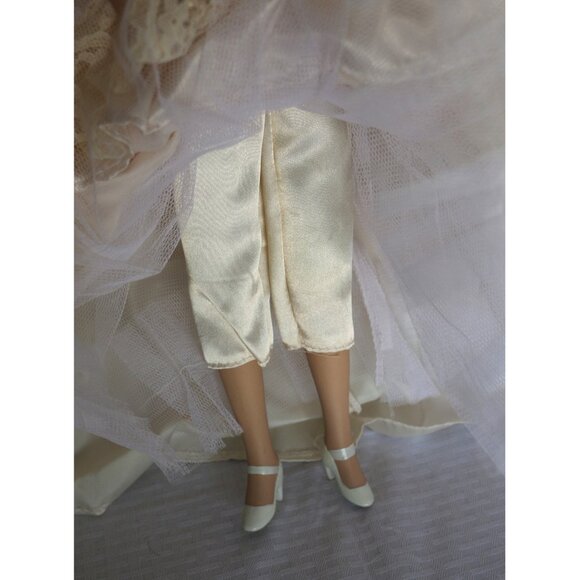 Victorian Hand Painted Porcelain Doll 20" Tall - Picture 8 of 11